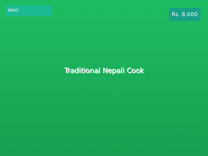Traditional Nepali Cook