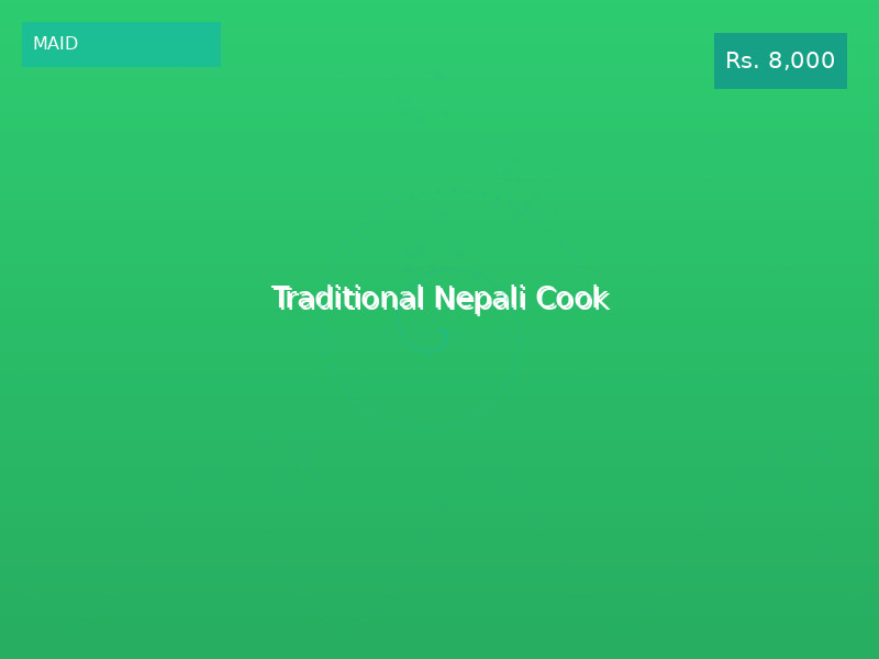 Traditional Nepali Cook