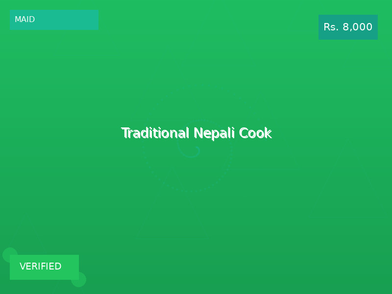 Traditional Nepali Cook