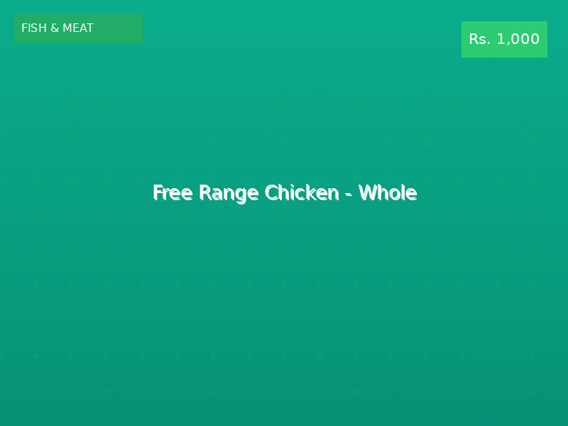 Free Range Chicken - Whole