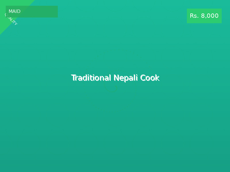 Traditional Nepali Cook