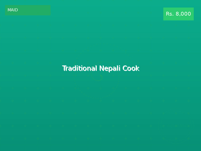 Traditional Nepali Cook