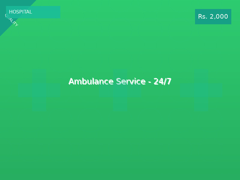 Ambulance Service - 24/7
