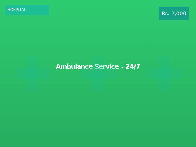 Ambulance Service - 24/7