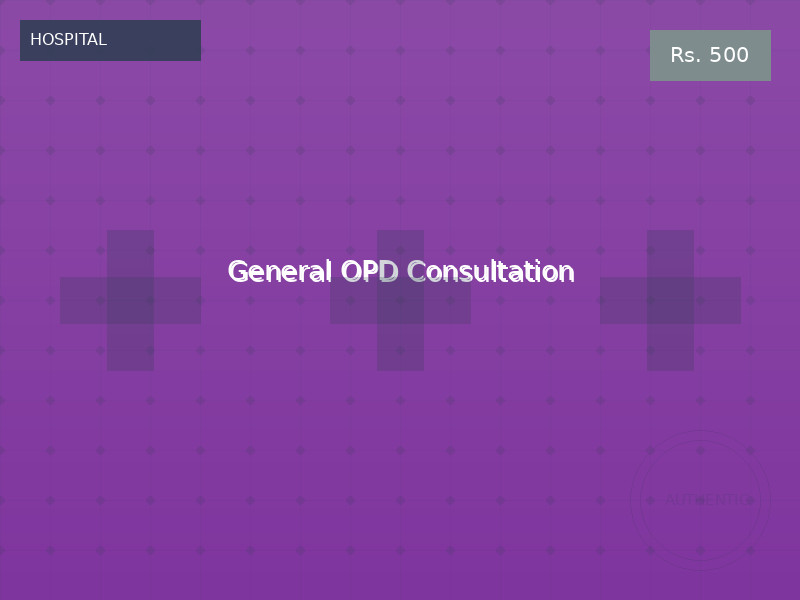 General OPD Consultation