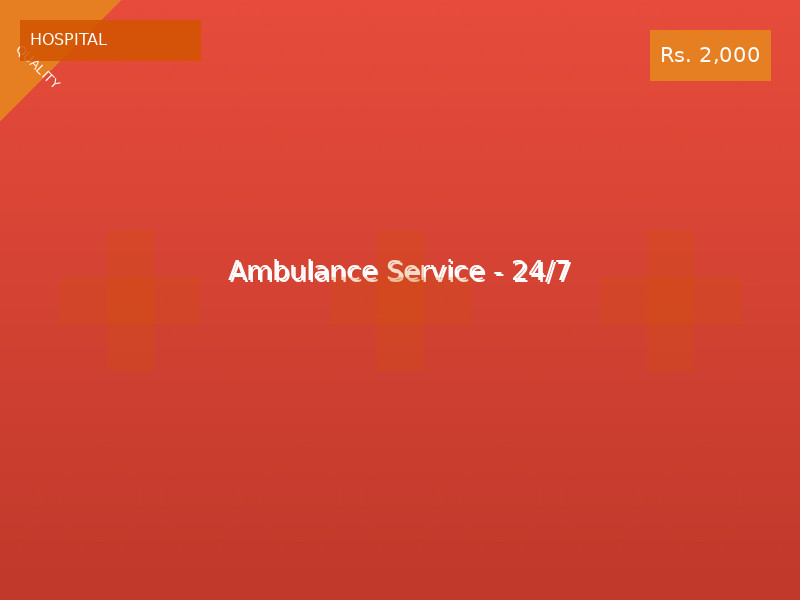 Ambulance Service - 24/7