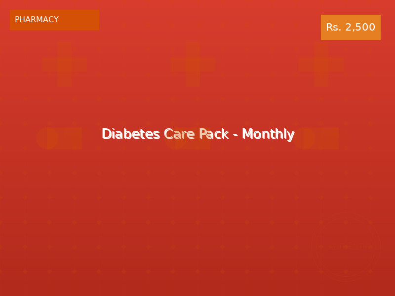 Diabetes Care Pack - Monthly
