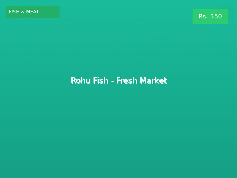 Rohu Fish - Fresh Market