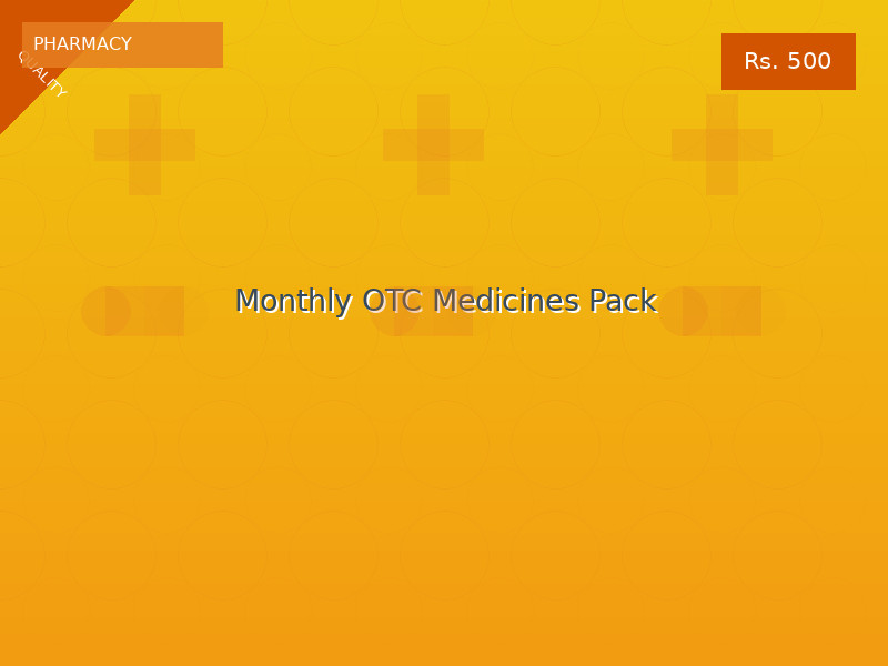 Monthly OTC Medicines Pack
