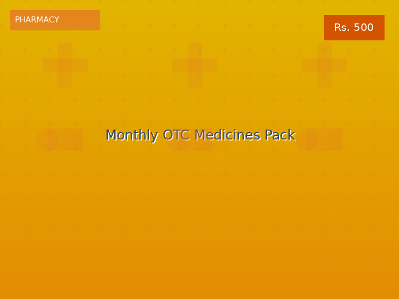 Monthly OTC Medicines Pack