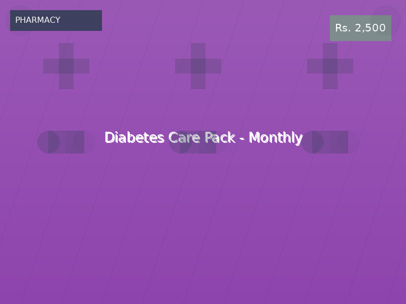 Diabetes Care Pack - Monthly