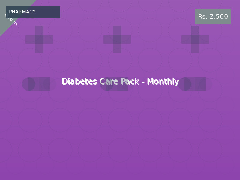 Diabetes Care Pack - Monthly