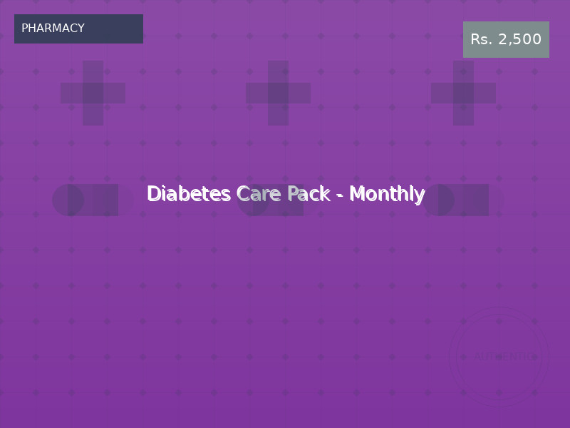 Diabetes Care Pack - Monthly
