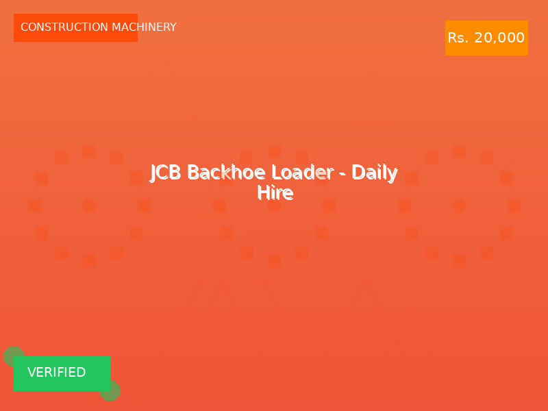 JCB Backhoe Loader - Daily Hire