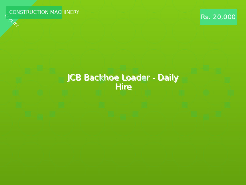JCB Backhoe Loader - Daily Hire