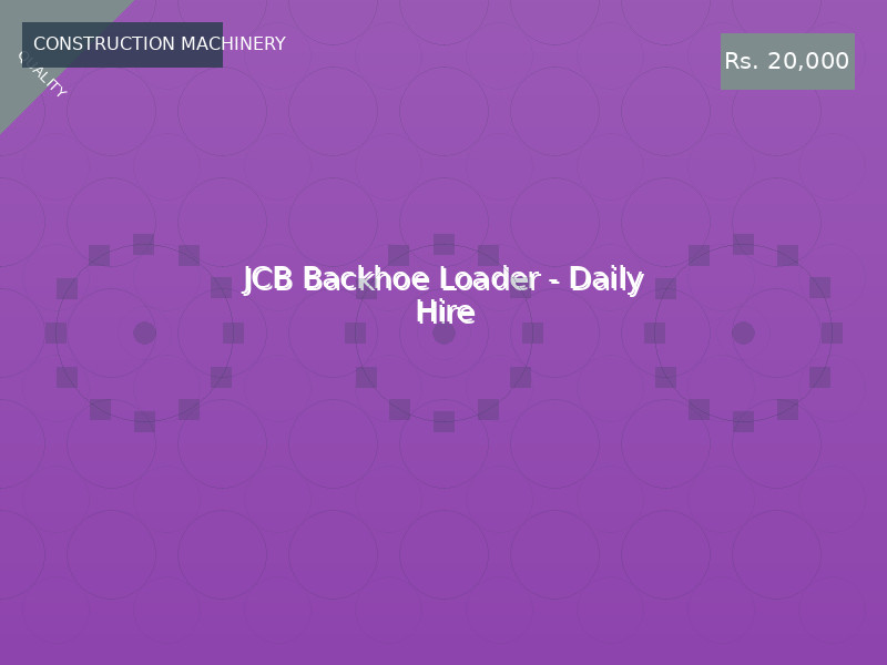 JCB Backhoe Loader - Daily Hire