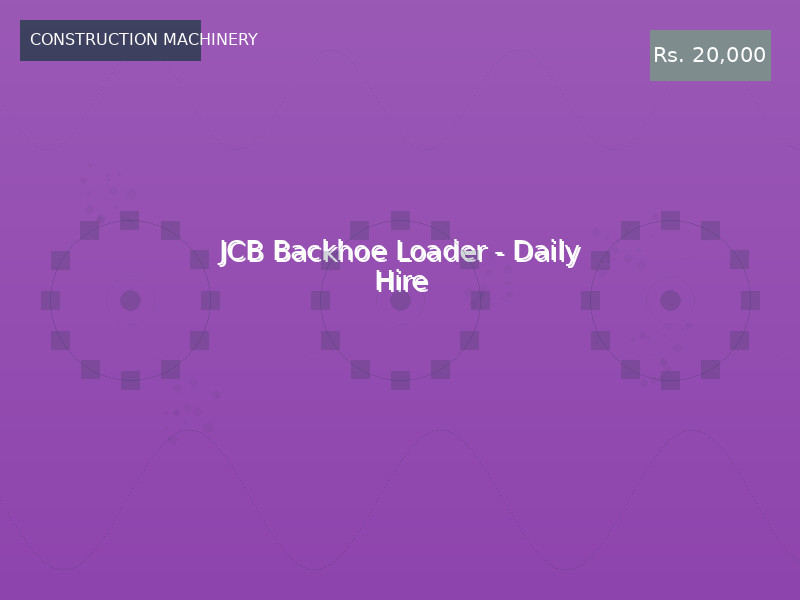 JCB Backhoe Loader - Daily Hire