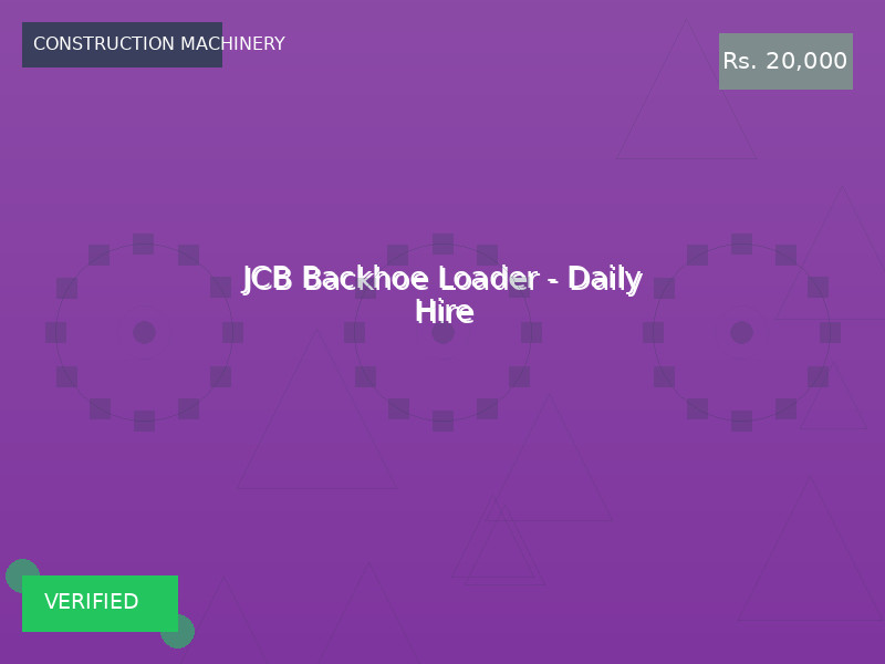 JCB Backhoe Loader - Daily Hire