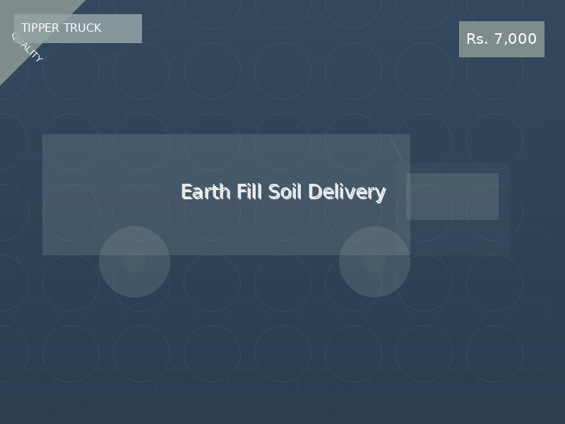 Earth Fill Soil Delivery
