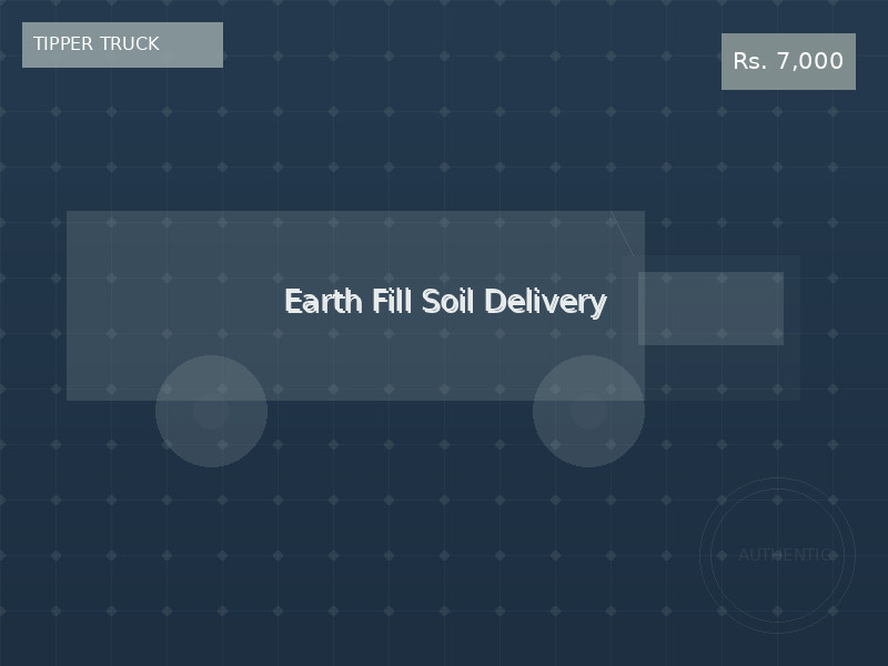 Earth Fill Soil Delivery