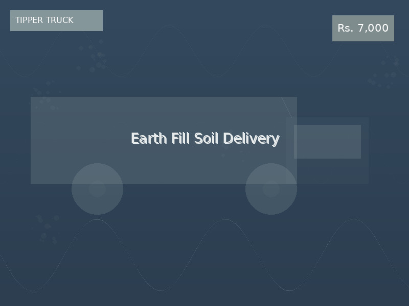 Earth Fill Soil Delivery