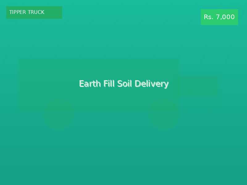 Earth Fill Soil Delivery