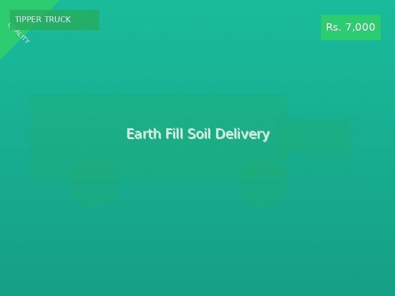 Earth Fill Soil Delivery