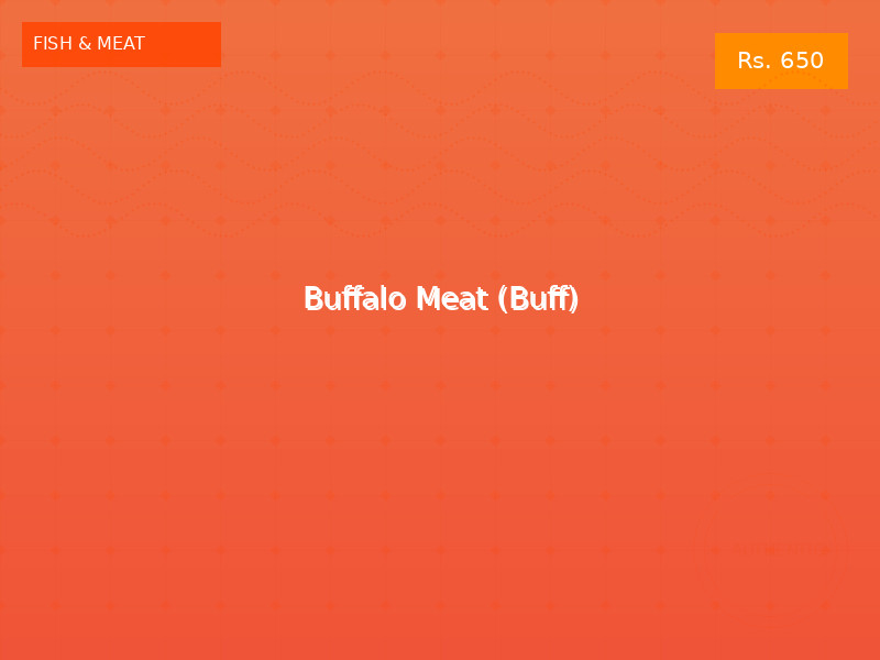 Buffalo Meat (Buff)