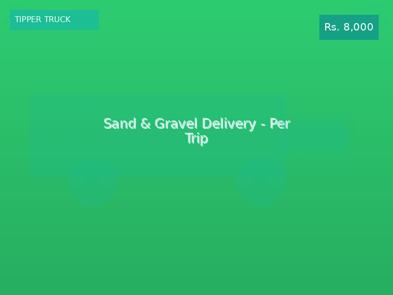 Sand & Gravel Delivery - Per Trip