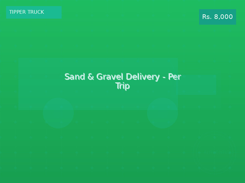 Sand & Gravel Delivery - Per Trip