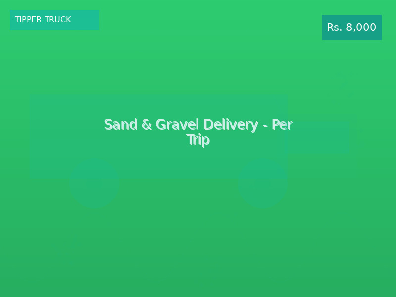 Sand & Gravel Delivery - Per Trip