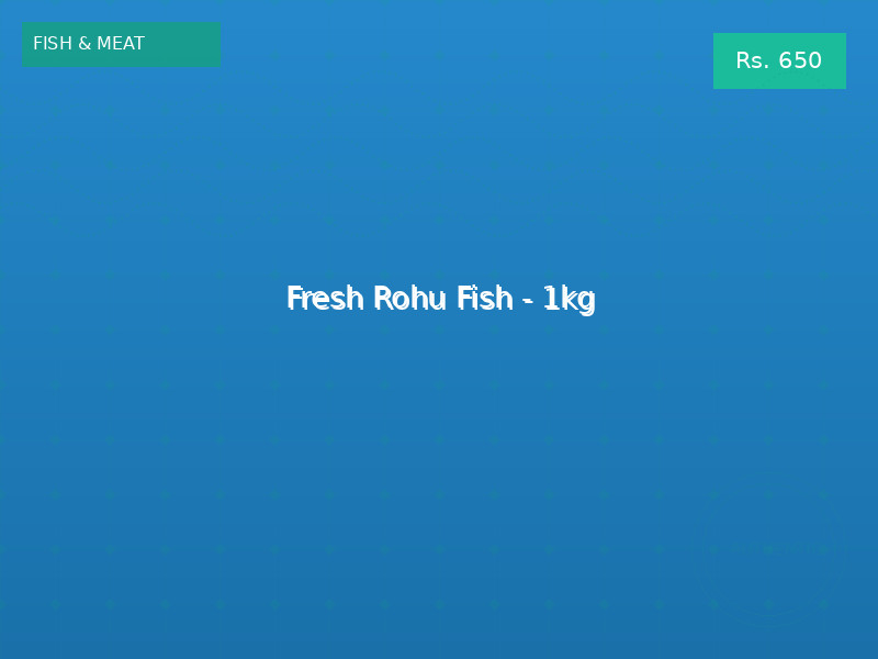 Fresh Rohu Fish - 1kg