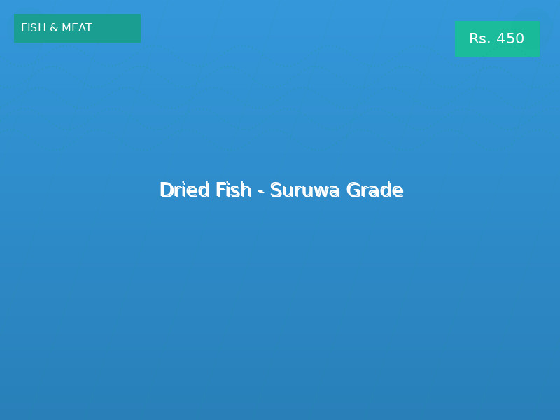 Dried Fish - Suruwa Grade