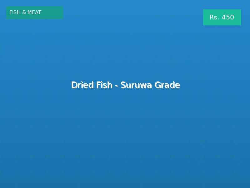 Dried Fish - Suruwa Grade