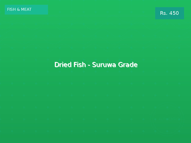 Dried Fish - Suruwa Grade