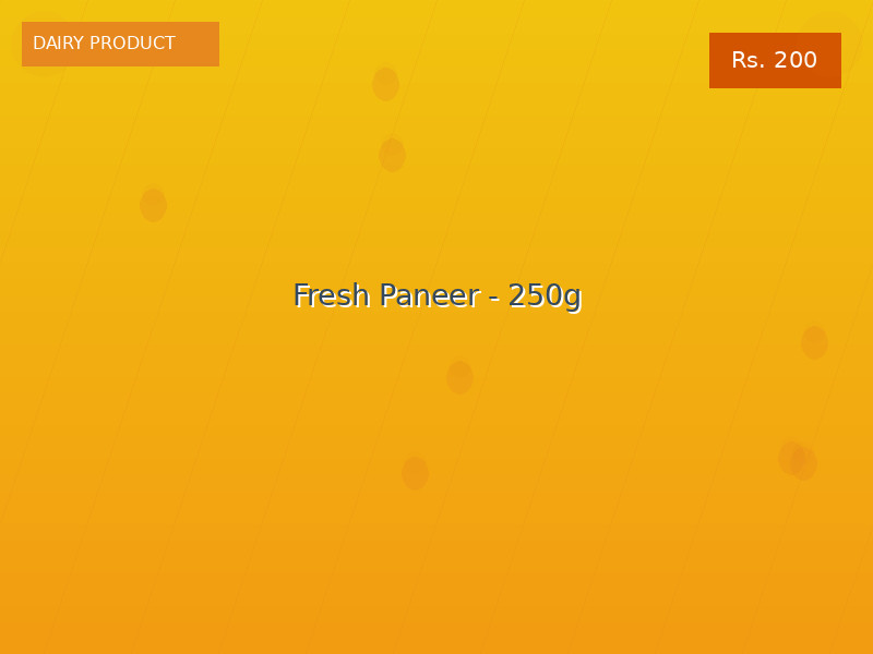 Fresh Paneer - 250g