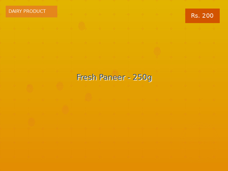 Fresh Paneer - 250g