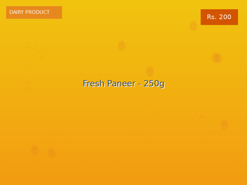 Fresh Paneer - 250g