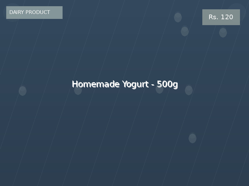 Homemade Yogurt - 500g