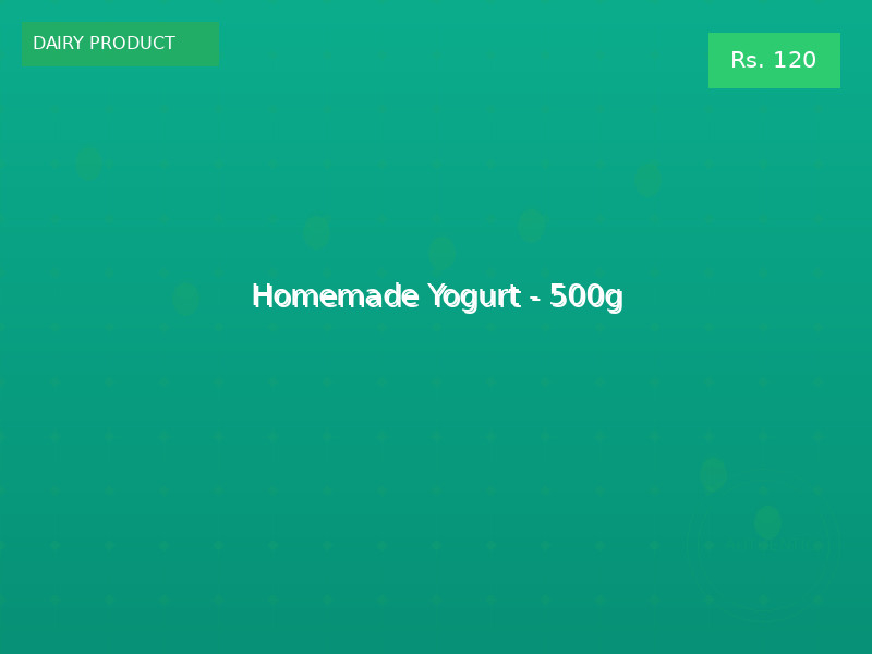 Homemade Yogurt - 500g
