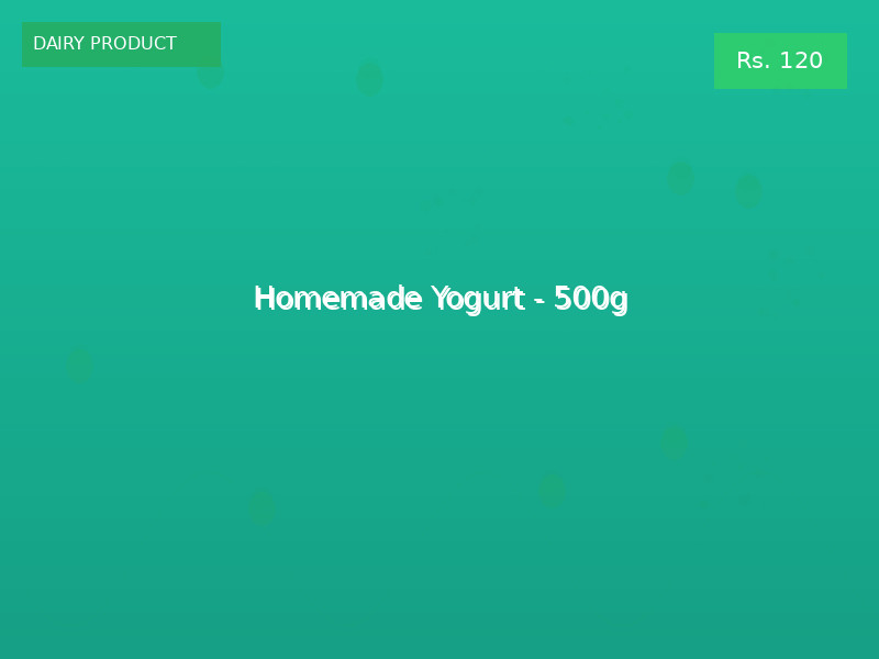 Homemade Yogurt - 500g