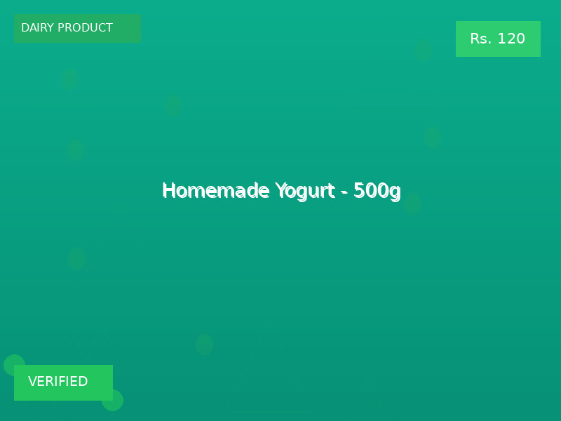 Homemade Yogurt - 500g