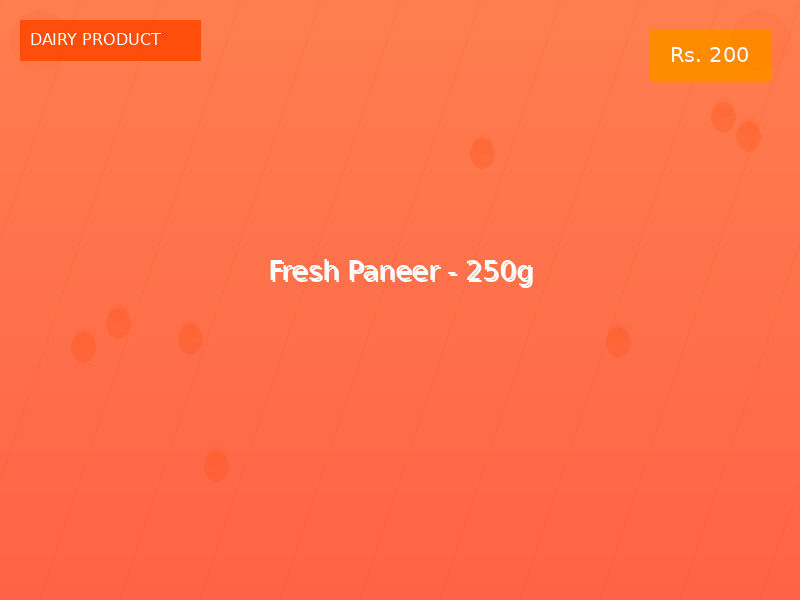 Fresh Paneer - 250g