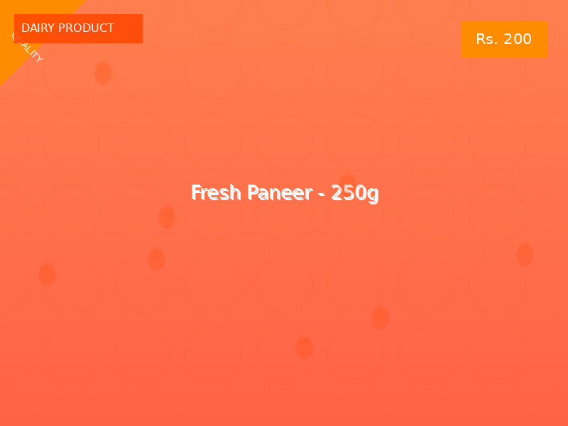 Fresh Paneer - 250g