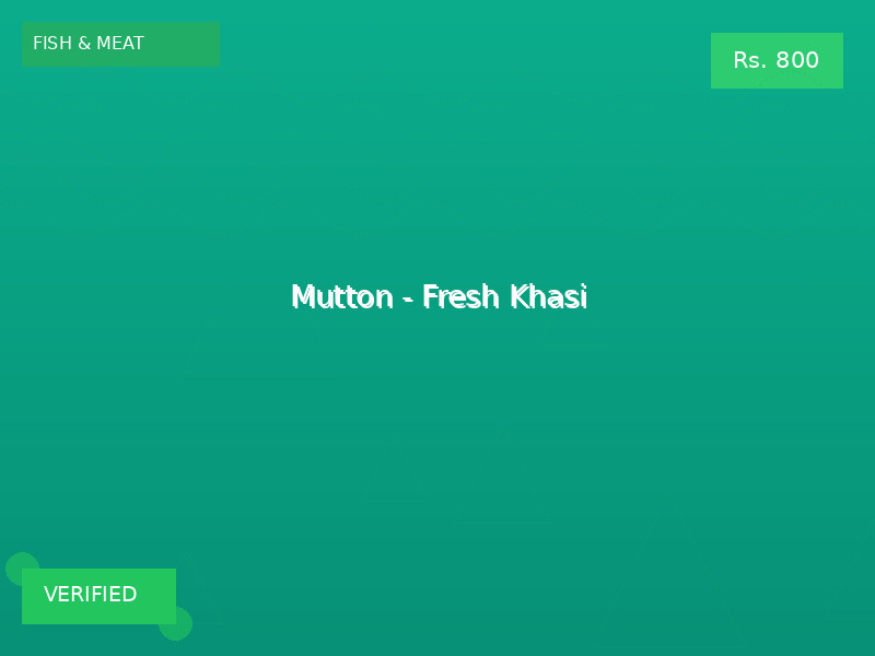 Mutton - Fresh Khasi