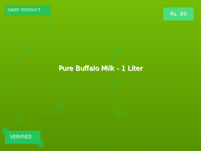 Pure Buffalo Milk - 1 Liter