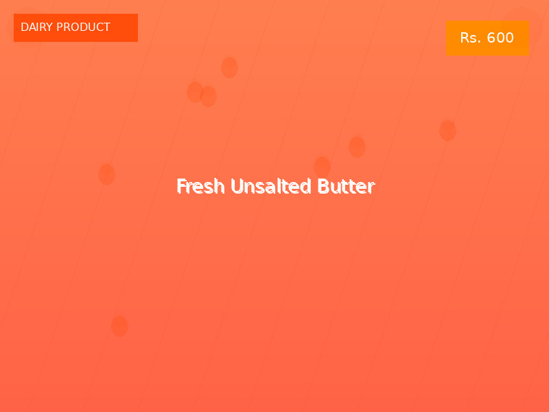 Fresh Unsalted Butter