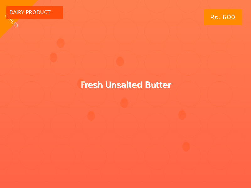Fresh Unsalted Butter