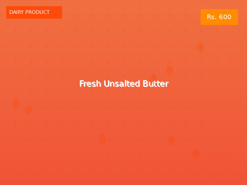 Fresh Unsalted Butter