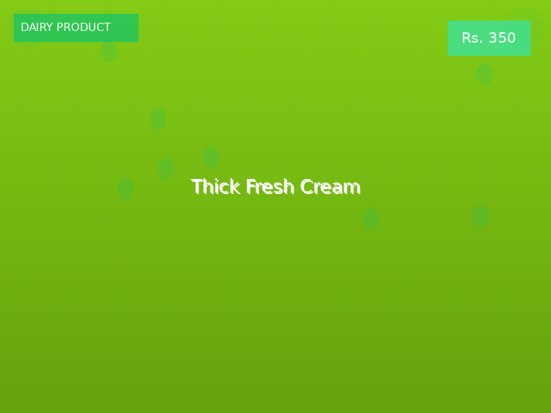 Thick Fresh Cream